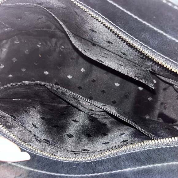 Kate Spade Hayden Jackson Street Leather Satchel Black - Picture 5 of 5